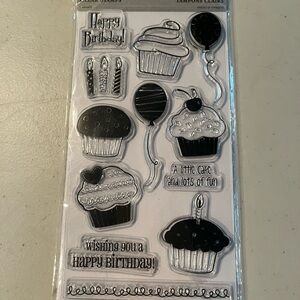 Black Arts & Crafts Office Stamps